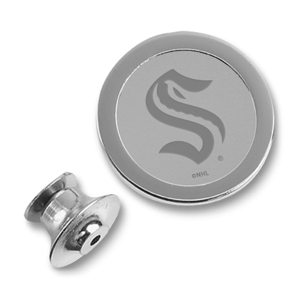  Seattle Kraken NHL Silver Lapel Pin