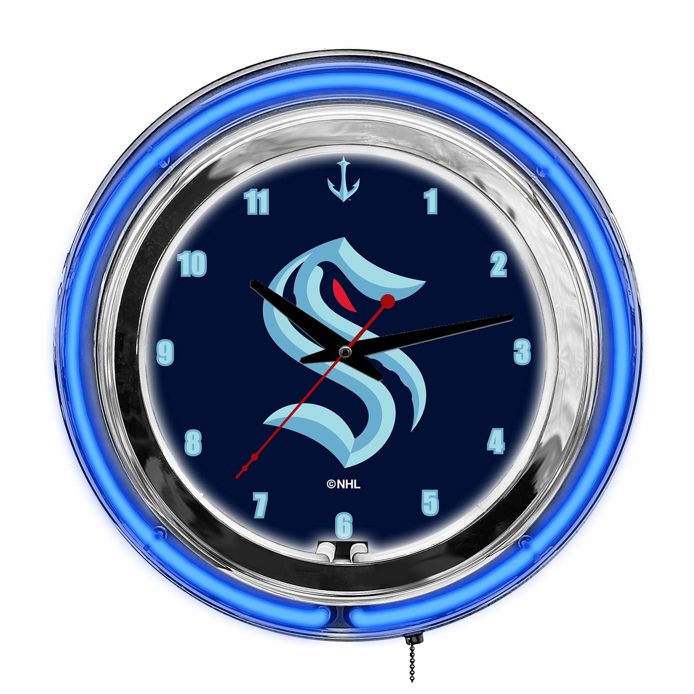 Seattle Kraken Imperial 14'' Neon Clock