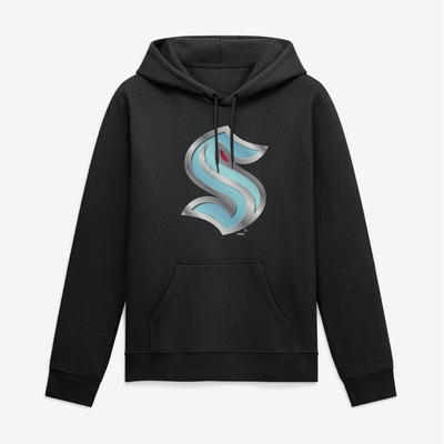 Seattle Kraken Big & Tall Forged Mascot Hoodie - Black