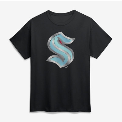 Seattle Kraken Big & Tall Forged Mascot T-Shirt - Black