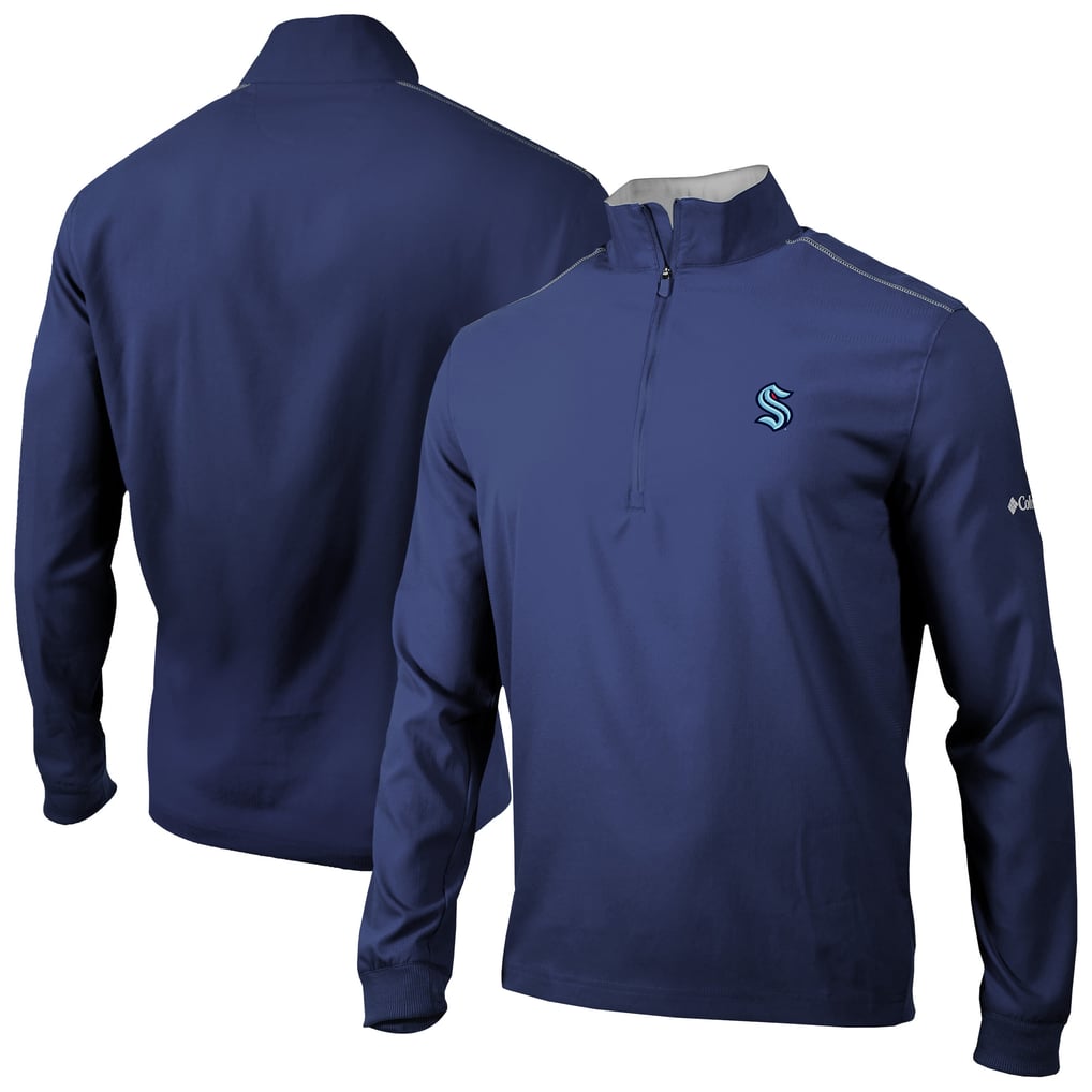 Seattle Kraken Columbia Omni-Wick Bogey's Paradise Pullover Top - Navy