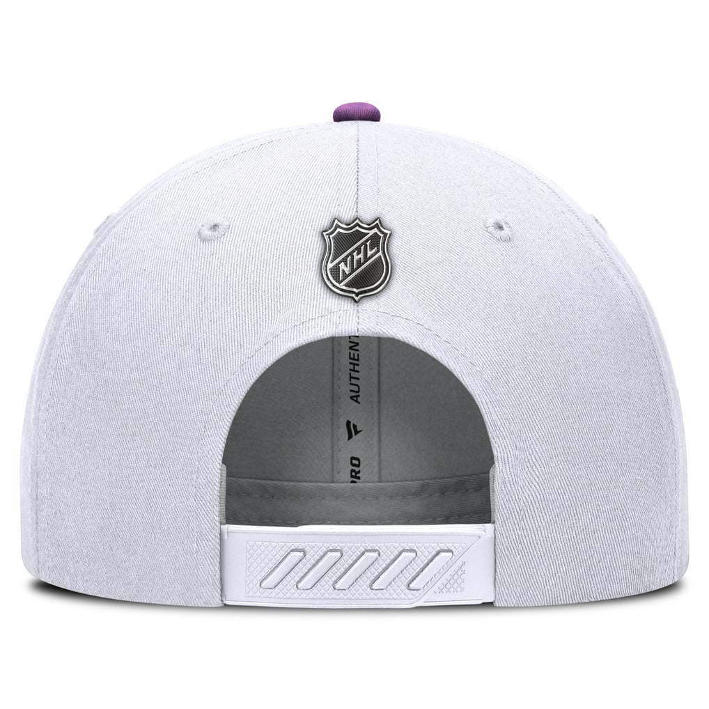 ? NHL Seattle Kraken White Adjustable Cap Seattle Kraken Manchester Hat – Seattle Hockey Team Store main image 2