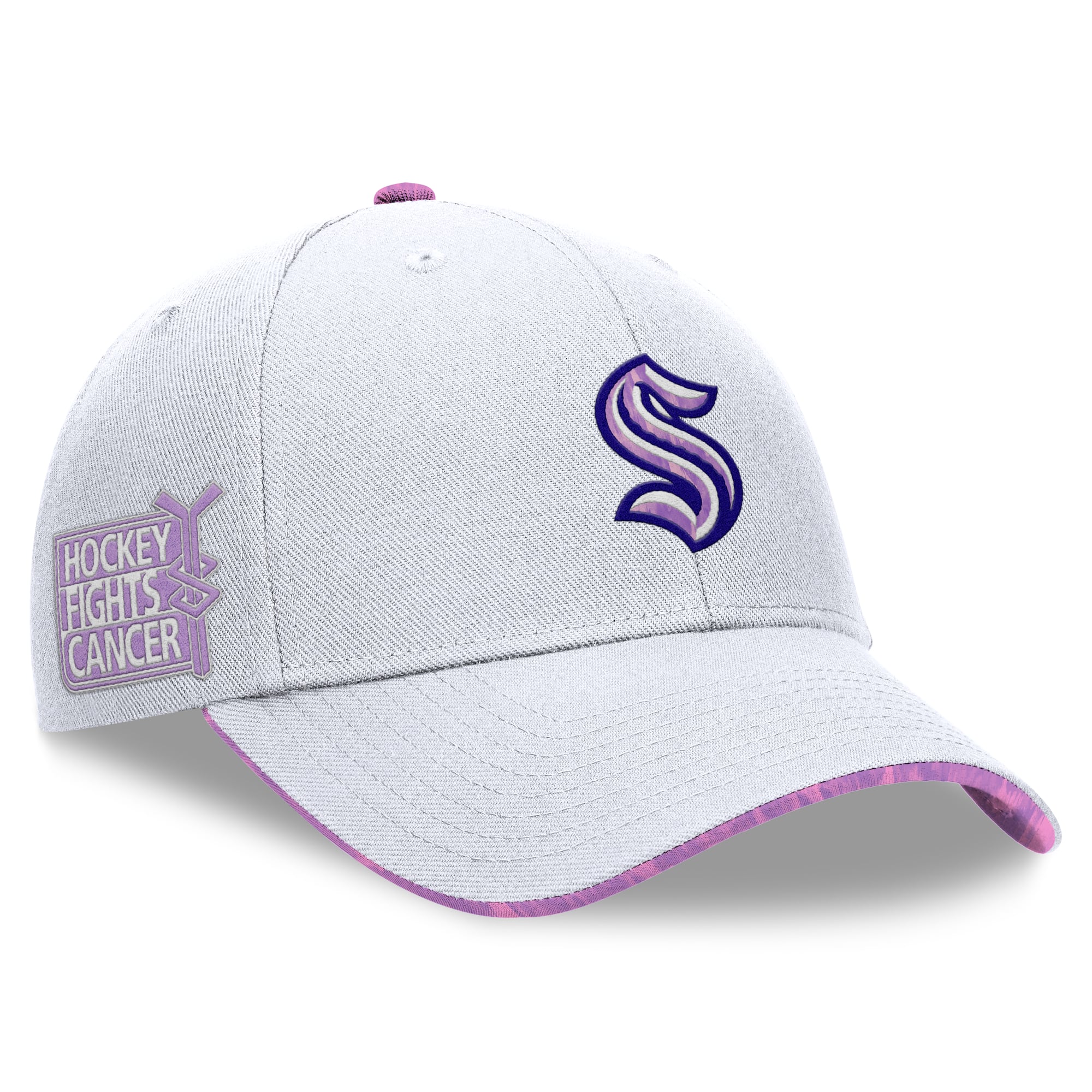 ? NHL Seattle Kraken White Adjustable Cap Seattle Kraken | NHL | 59caps.com main image 4