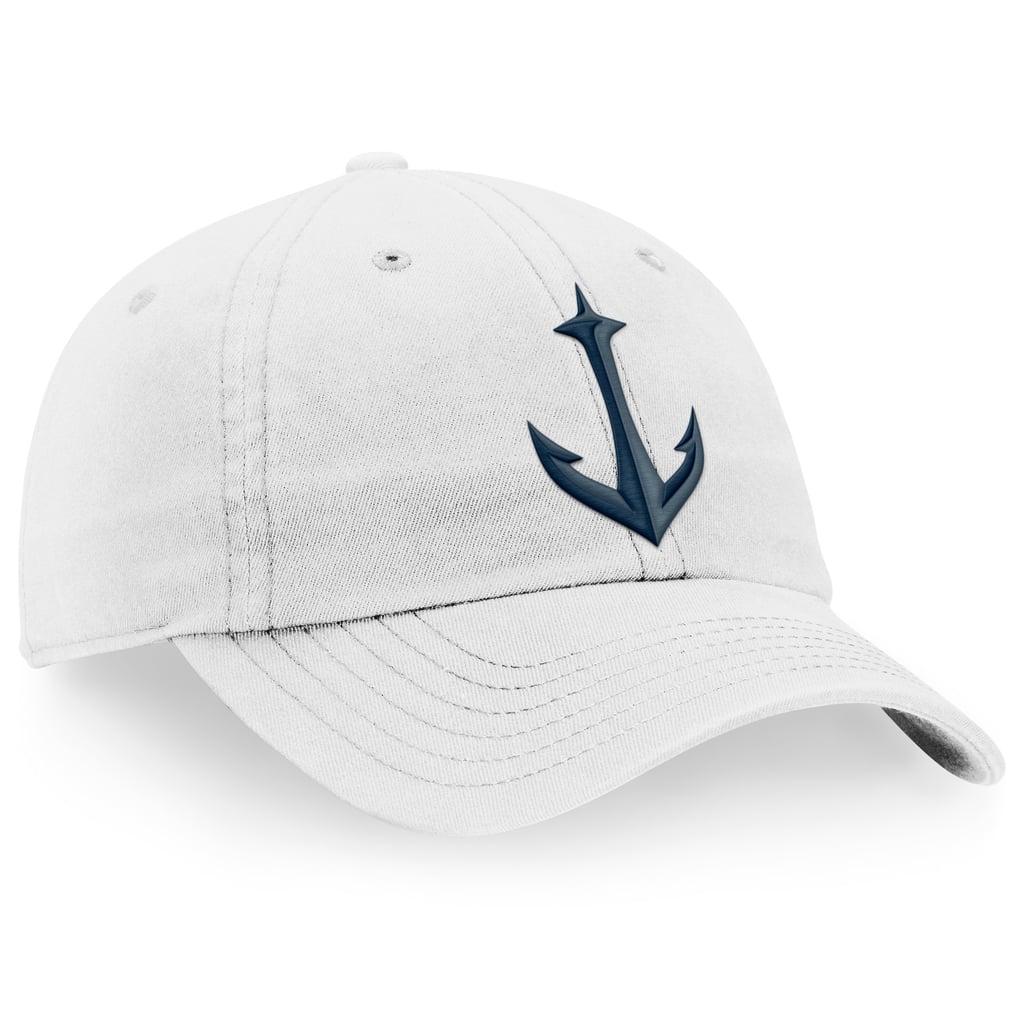 ? NHL Seattle Kraken White Adjustable Cap Seattle Kraken Manchester Hat – Seattle Hockey Team Store main image 4