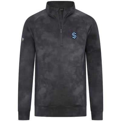  Seattle Kraken Levelwear Atlas Quarter-Zip Pullover - Charcoal