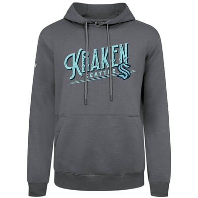  Seattle Kraken Levelwear Podium Longtimer Hoodie - Gray