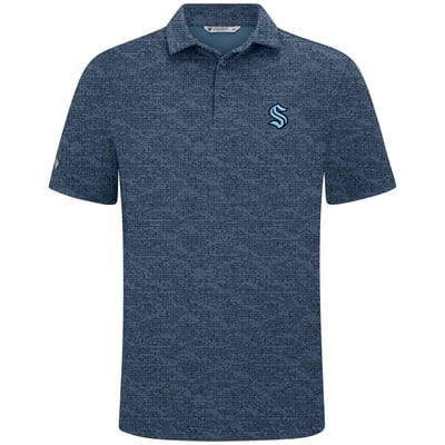 Seattle Kraken Levelwear Brix Polo - Navy