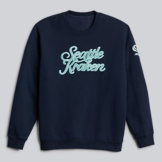 Seattle Kraken lululemon Steady State Crew Sweatshirt - True Navy
