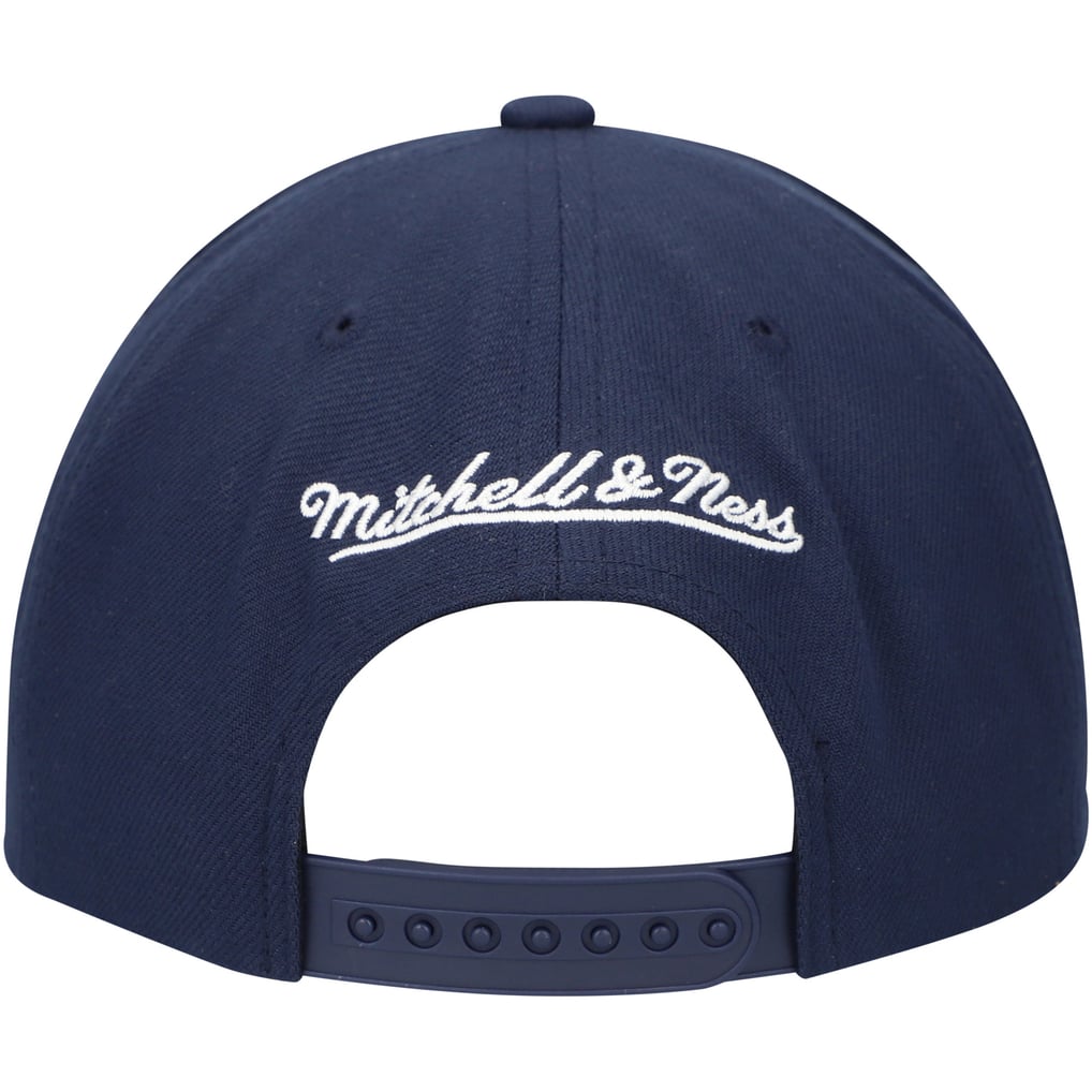 Seattle Kraken Mitchell & Ness Team Ground Pro Adjustable Hat - Deep Sea Blue