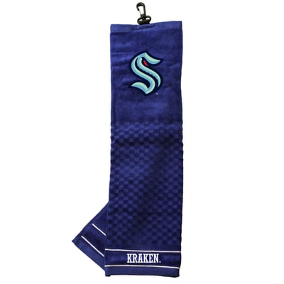 Seattle Kraken 16" X 22" Tri-Fold Embroidered Scrubber Golf Towel