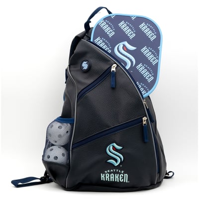 Seattle Kraken Embroidered Team Pickleball Backpack