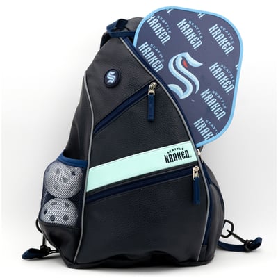 Seattle Kraken Embroidered Team Pickleball Backpack