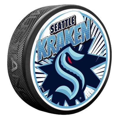 Seattle Kraken Kaboom Hockey Puck