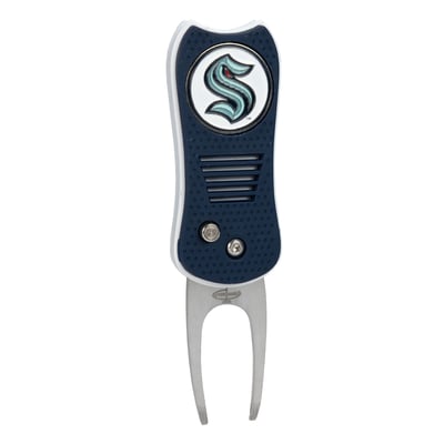 Seattle Kraken Switchblade Divot Tool With Magnetic Ball Marker