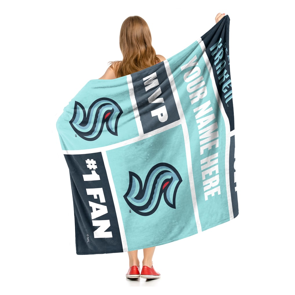 Seattle Kraken The Northwest Group 50'' x 60'' Personalized Silk Touch Sherpa Throw Blanket