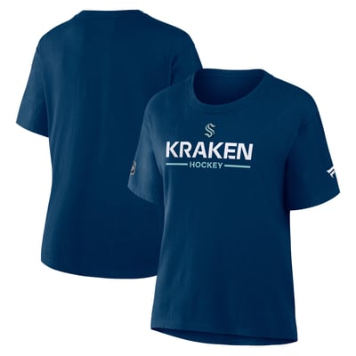 Seattle Kraken Fanatics Women's Authentic Pro Primary T-Shirt - Deep Sea Blue