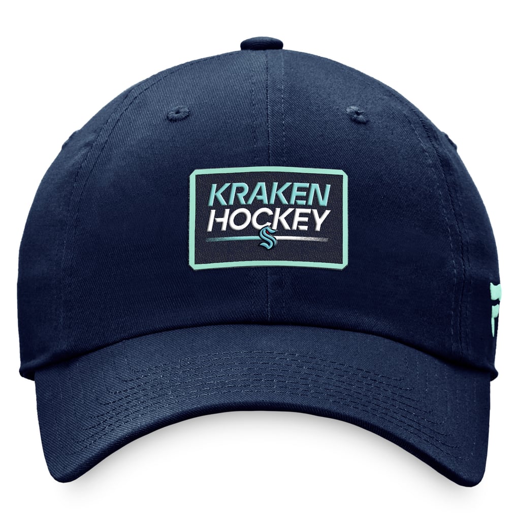 Seattle Kraken Fanatics Women's Authentic Pro Rink Adjustable Hat - Deep Sea Blue