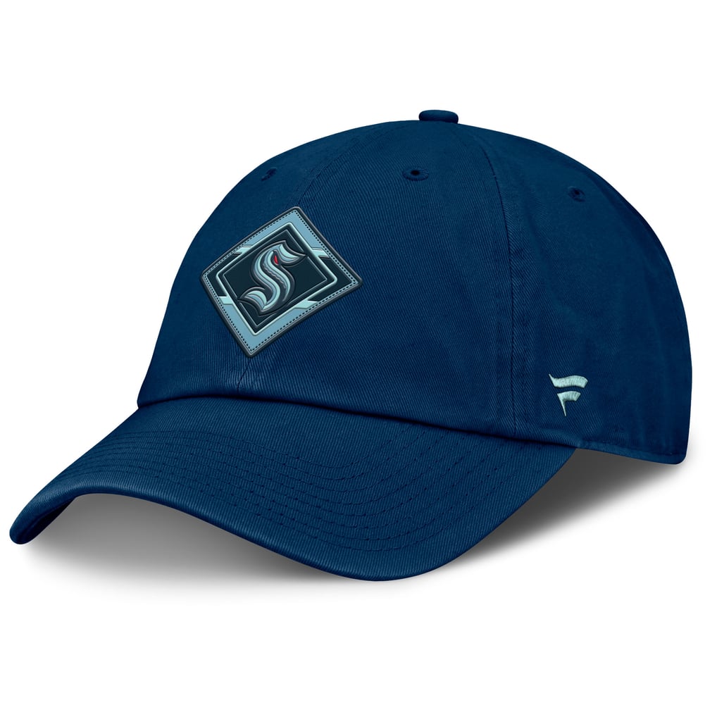 Seattle Kraken Fanatics Women's Authentic Pro Rink Adjustable Hat - Deep Sea Blue