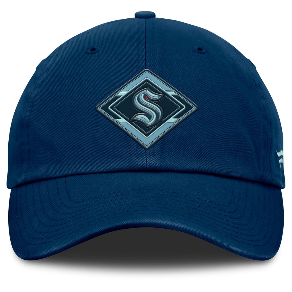 Seattle Kraken Fanatics Women's Authentic Pro Rink Adjustable Hat - Deep Sea Blue