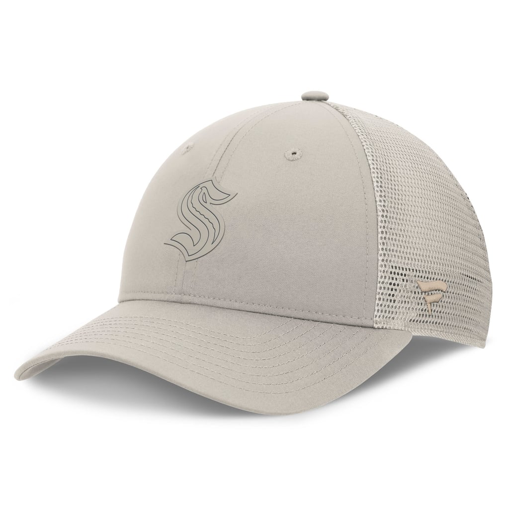 Seattle Kraken Fanatics Women's Authentic Pro Road Trucker Adjustable Hat - Tan