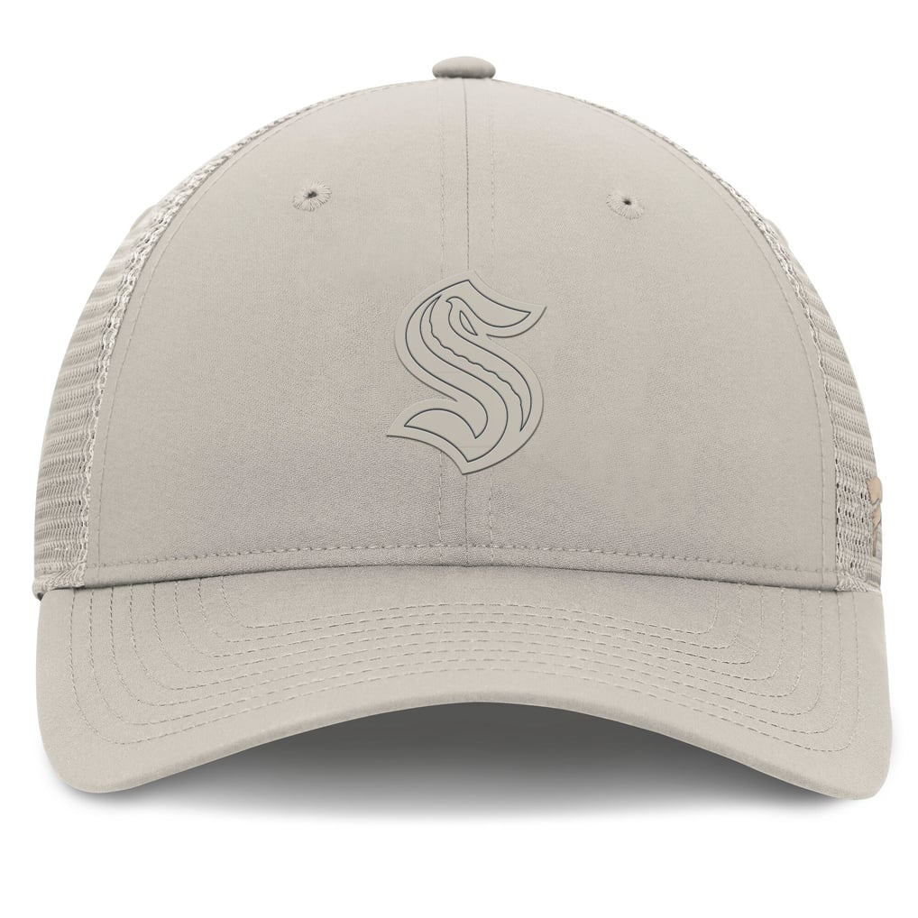 Seattle Kraken Fanatics Women's Authentic Pro Road Trucker Adjustable Hat - Tan
