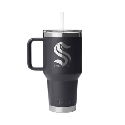  Seattle Kraken YETI 35oz. Rambler 2.0 Straw Mug