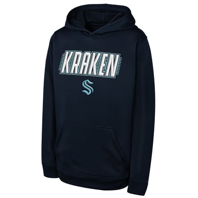 Seattle Kraken Outerstuff Youth Sack Party Performance Hoodie - Deep Sea Blue