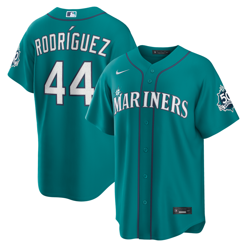 Julio Rodríguez Seattle Mariners Nike Alternate Stadium Jersey - Teal