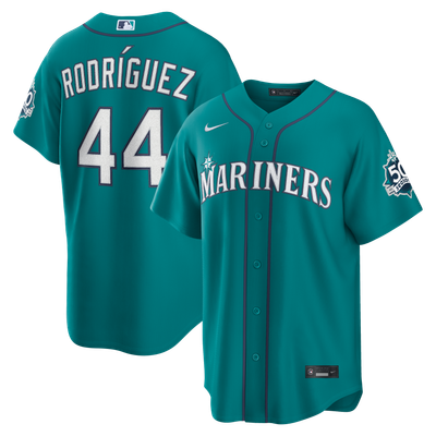 Julio Rodríguez Seattle Mariners Nike Alternate Stadium Jersey - Teal
