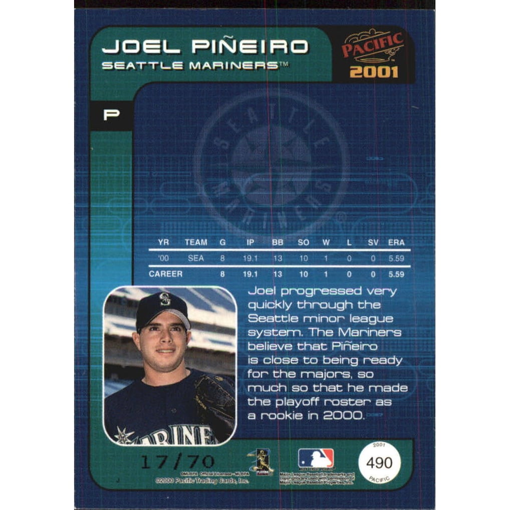 2001 Pacific Hobby LTD #490 Joel Pineiro