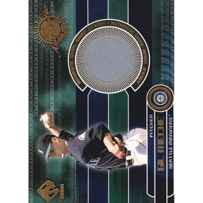 2001 Private Stock Game Gear #160 Gil Meche Jsy