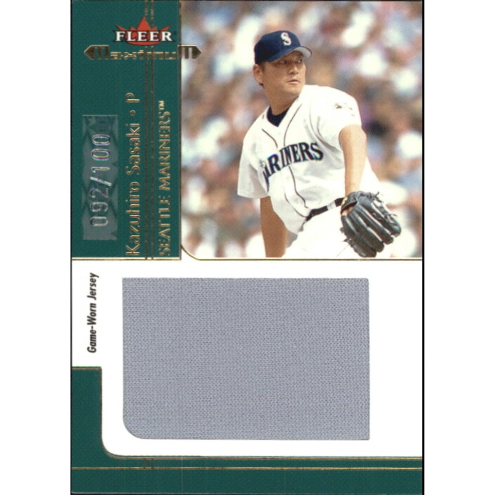 2002 Fleer Maximum Coverage #20 Kazuhiro Sasaki Jsy