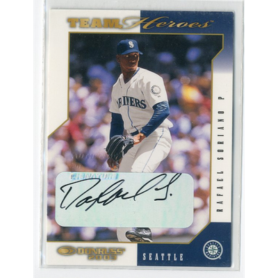 2003 Donruss Team Heroes Autographs #457 Rafael Soriano/250