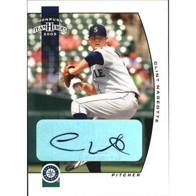 2005 Donruss Team Heroes Autographs #282 Clint Nageotte