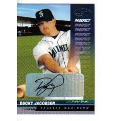 2005 Leaf Autographs #204 Bucky Jacobsen PROS