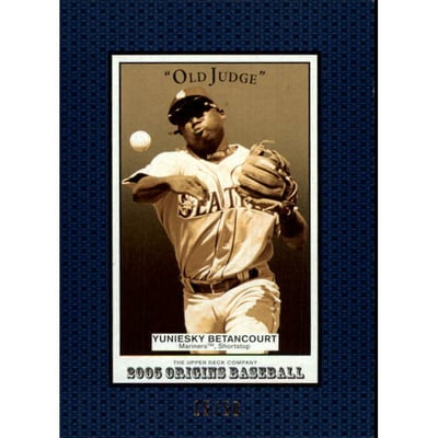 2005 Origins Old Judge Blue #216 Yuniesky Betancourt YS