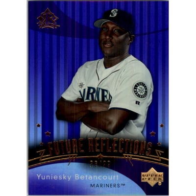2005 Reflections Purple #216 Yuniesky Betancourt FR