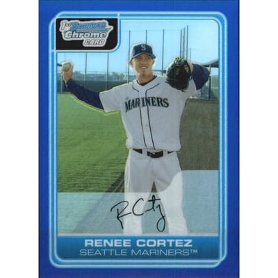 2006 Bowman Chrome Prospects Blue Refractors #BC137 Renee Cortez