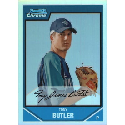2007 Bowman Chrome Prospects Refractors #BC156 Tony Butler