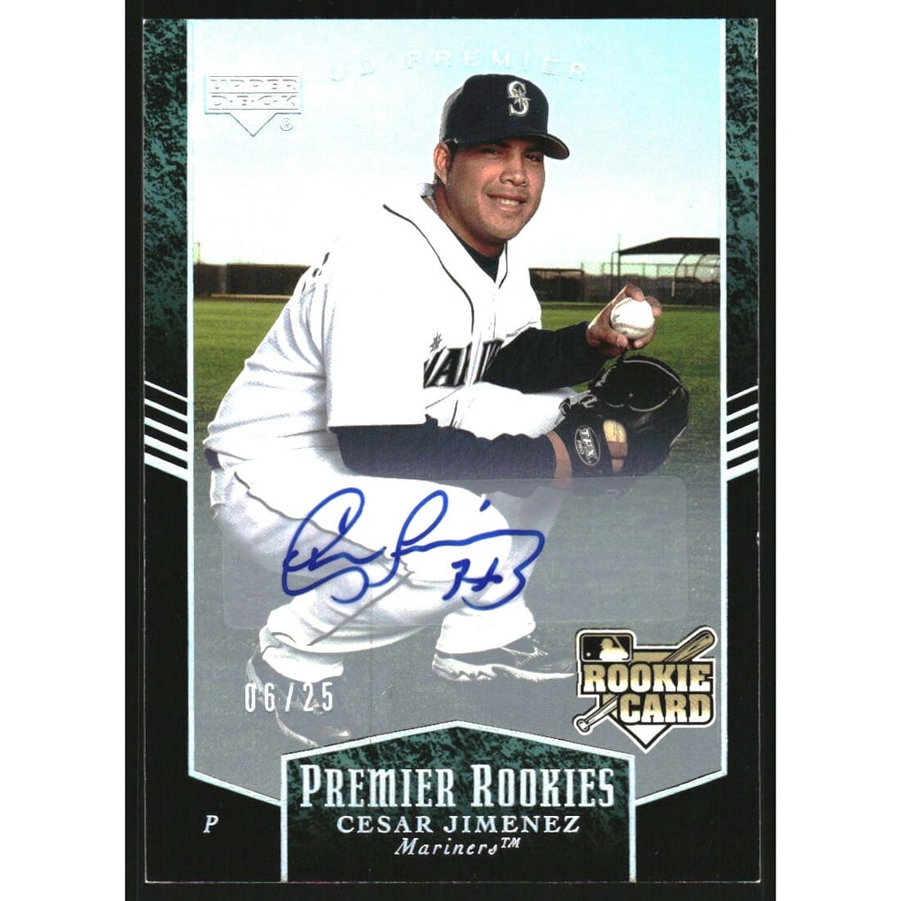 2007 Upper Deck Premier Autograph Parallel #218 Cesar Jimenez