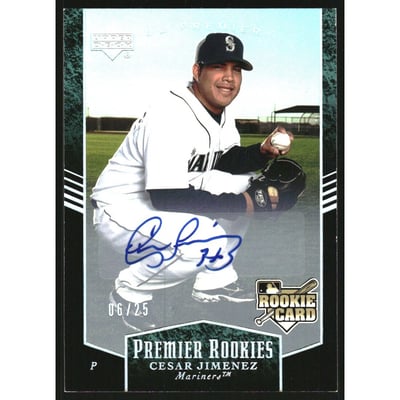 2007 Upper Deck Premier Autograph Parallel #218 Cesar Jimenez