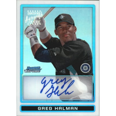 2009 Bowman Chrome Prospects Refractors #BCP113a Greg Halman AU