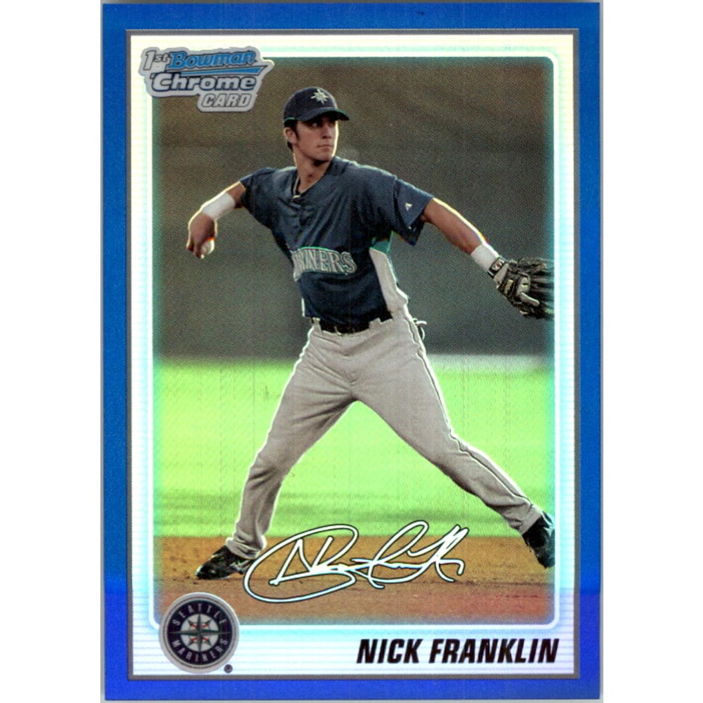 2010 Bowman Chrome Prospects Blue Refractors #BCP103A Nick Franklin