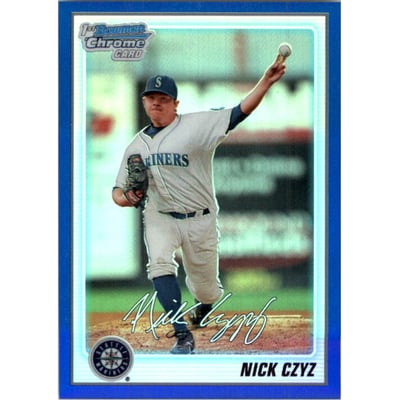 2010 Bowman Chrome Prospects Blue Refractors #BCP38 Nick Czyz