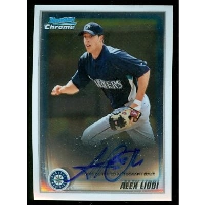 2010 Bowman Chrome Prospects #BCP182B Alex Liddi AU