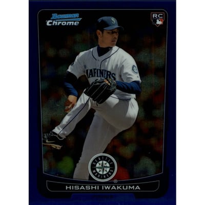 2012 Bowman Chrome Blue Refractors #184 Hisashi Iwakuma
