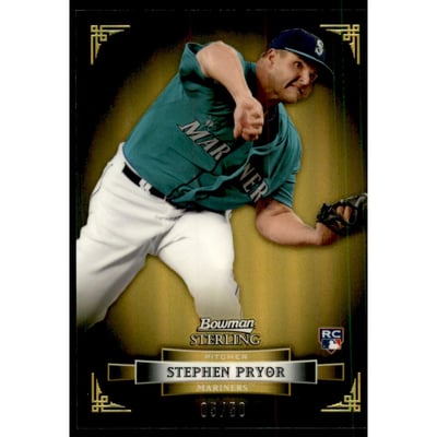 2012 Bowman Sterling Gold Refractors #35 Stephen Pryor