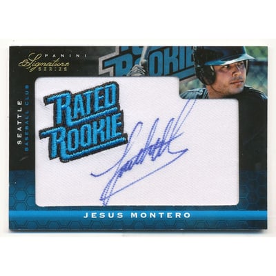 2012 Panini Signature Series #122 Jesus Montero AU RC