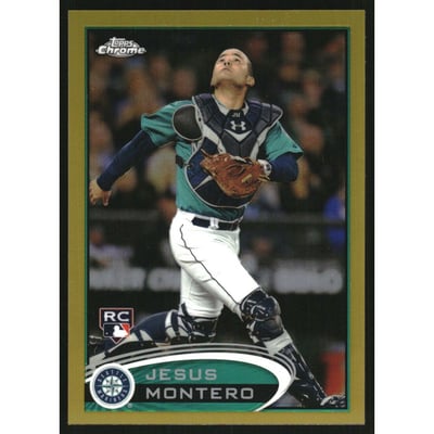2012 Topps Chrome Gold Refractors #170 Jesus Montero