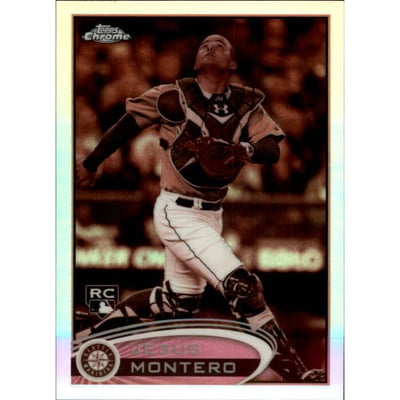 2012 Topps Chrome Sepia Refractors #170 Jesus Montero